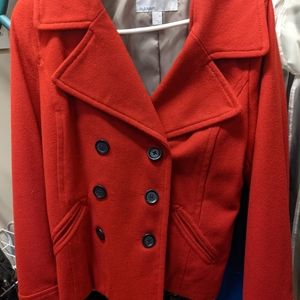 Red Peacoat